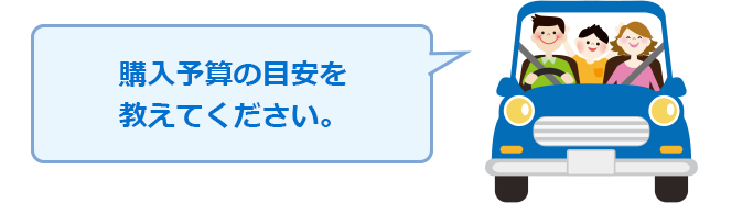 「購入予算の目安を教えてください」