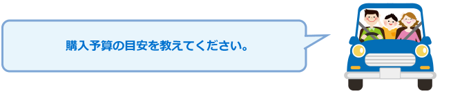 「購入予算の目安を教えてください？」