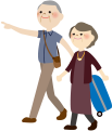 前向きな老夫婦