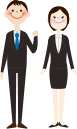 就活に臨む若者