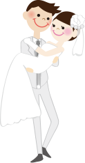結婚式の夫婦